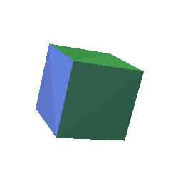 Image_3D paketi kullanılarak oluşturulmuş 3 boyutlu küp