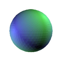 Image_3D paketi kullanılarak
oluşturulmuş 3 boyutlu küre